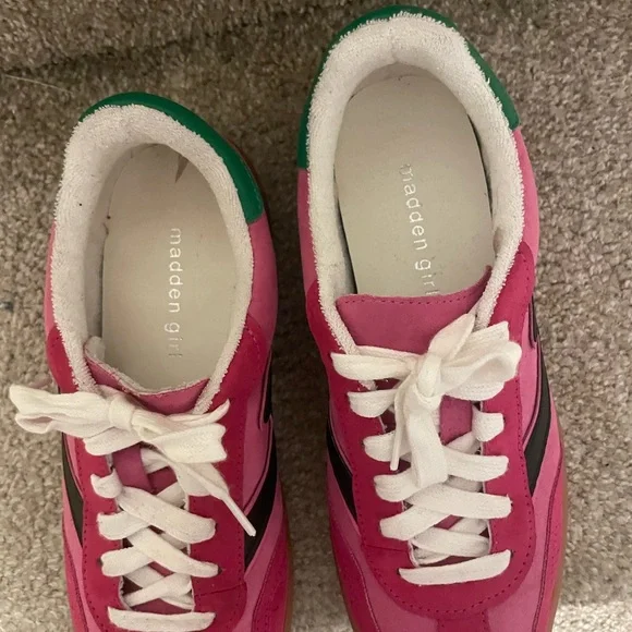 Madden Girl Fuchsia and Blackberry Sneakers - Picture 6 of 6